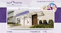 Desktop Screenshot of fertcenter.com.br